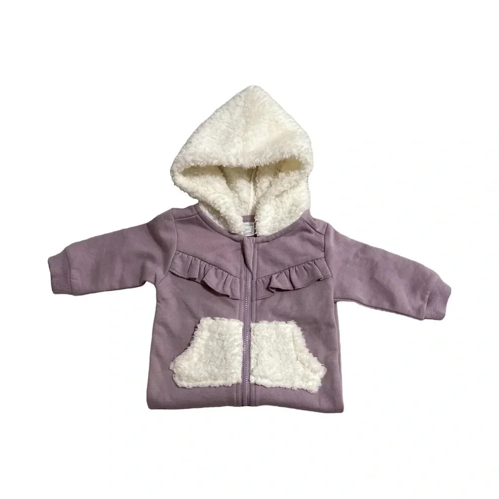 Petit Lem Romper - 3 months Fuzzy Hood